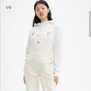 Levi’s Vintage Style White Overalls Full Length BRAND NEW